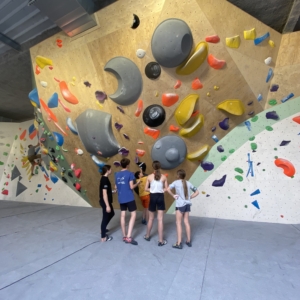 Groupe TeamKyou en stage à Valence, Cité de l'escalade, Minéral Spirit